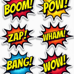 SFX / Comic Words - Sticker Sheet v6